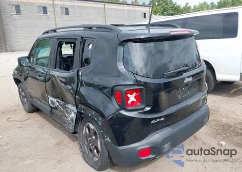 2017 Jeep Renegade Sport 4X4 from USA, damaged, VIN ZACCJBAB7HPF86630